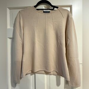 Rebecca Moses Cream Women's Cashmere Sweater